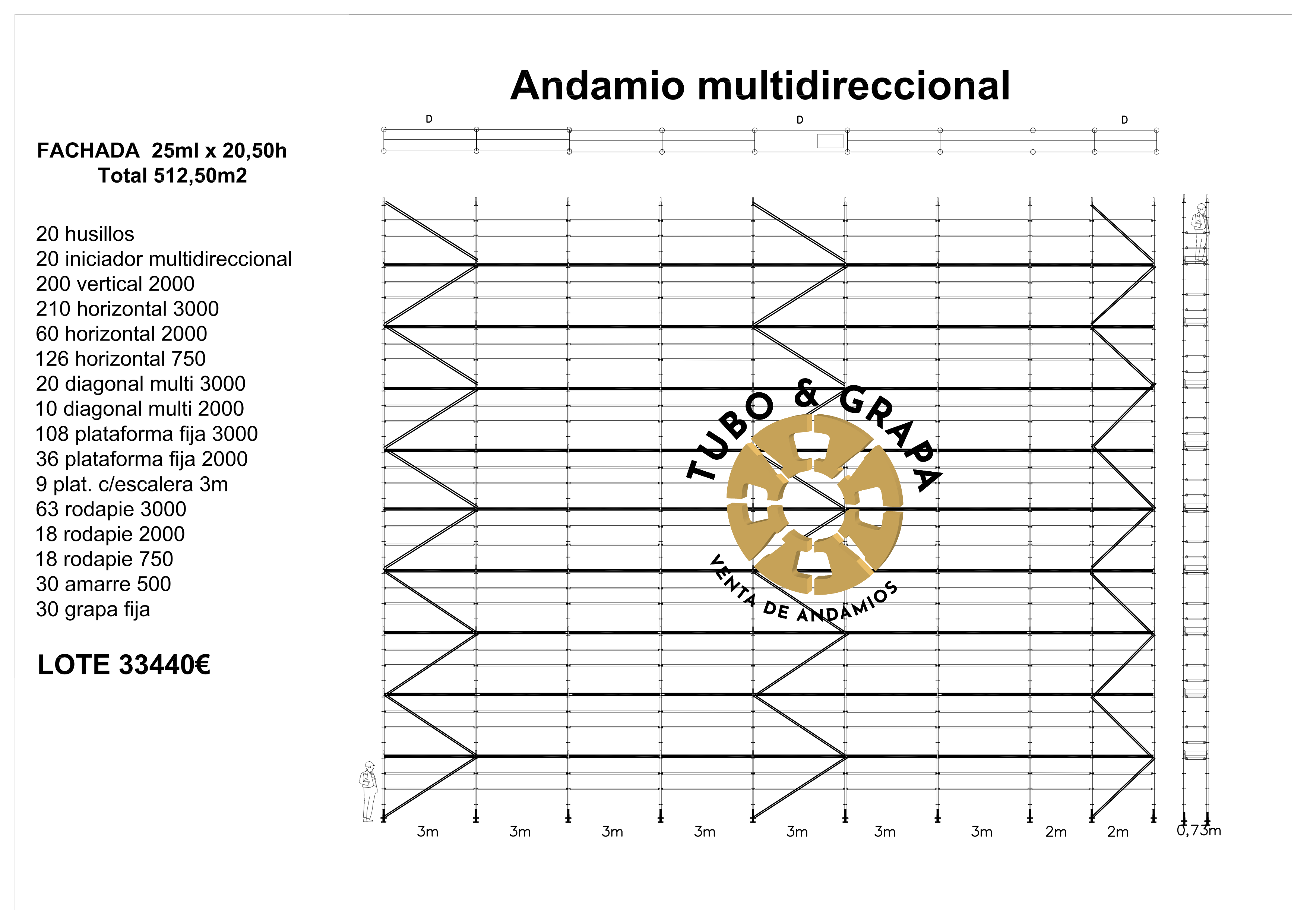 512.50 m2 A.Multidireccional