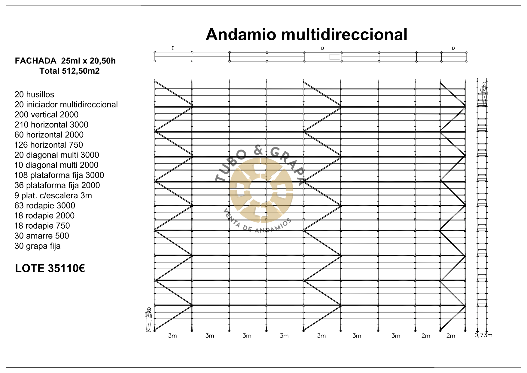 512.50 m2 A.Multidireccional
